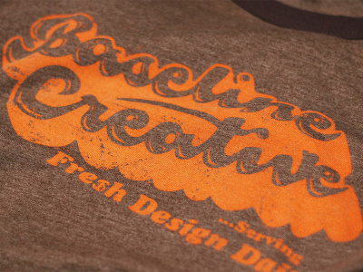 ...Serving Fresh Design Daily! 70s baseline creative fresh funky lettering script shadow lettering tshirt