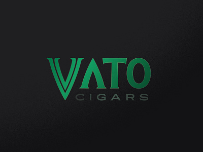 Vato 01 baseline creative brand identity cigars custom type inline las vegas logotype wordmark