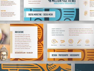 BC Media Kit baseline creative book brand design culture icon illustration layout media kit services