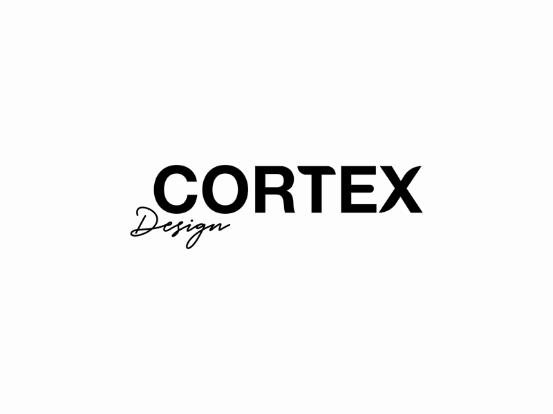 Cortex Design brand branding logodesign uiux web