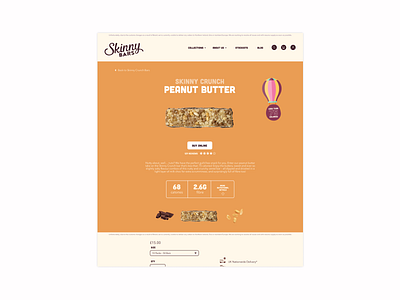 Low-Cal Chocolate Ecommerce Site bold branding chocolate ecommerce product page shopping ui website website design