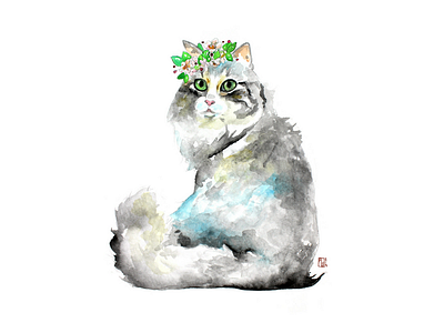 Watercolor Floof