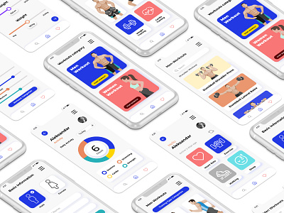 Fitness app ( UI design )