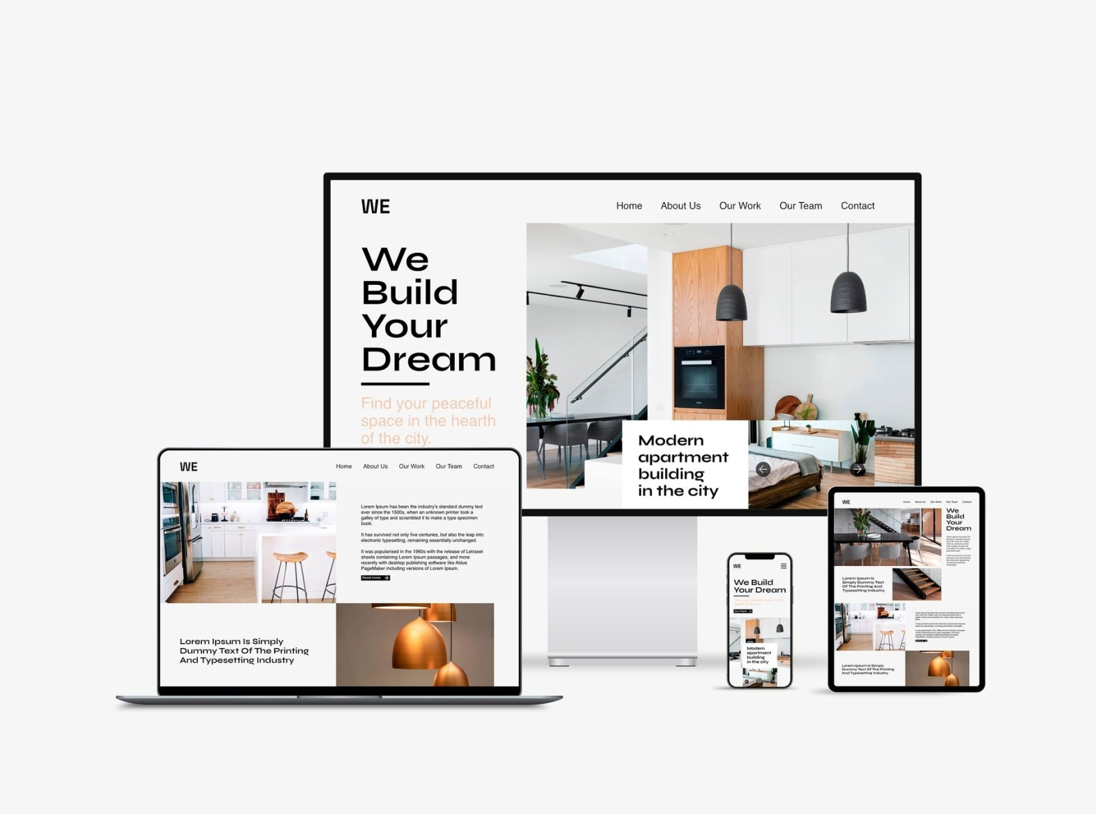 Building apartments company ( UI design ) by Aleksandar Nofitoski ( Branding & UI Design ) on
