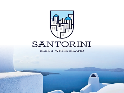 Santorini logo design