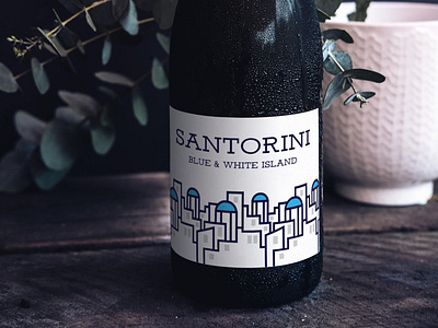 Santorini wine design brand identity branding branding design design design art drink elegant elegant design graphic design logo logodesign packagindesign packaging santorini simple simple design typography vector wine winedesign