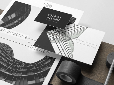 Studio ( architecture + interiors ) branding branding design design design art graphic design logo logodesign simple simple design vector