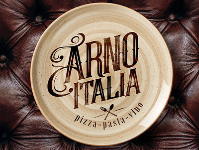 Arno Italia branding branding design graphicdesign inspiration inspiration logo design symbol italian restaurant logo logodesign restaurant branding