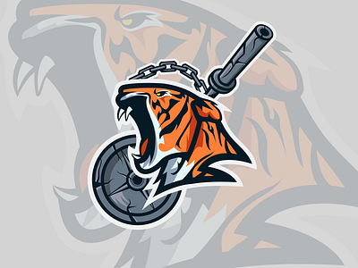 RIT Weightlifting Club Logo animal logo logodesign sports sports branding sports design sportslogo tiger tigers