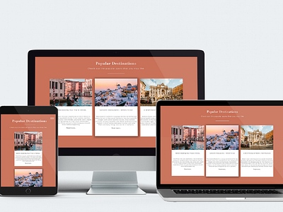 travel web design