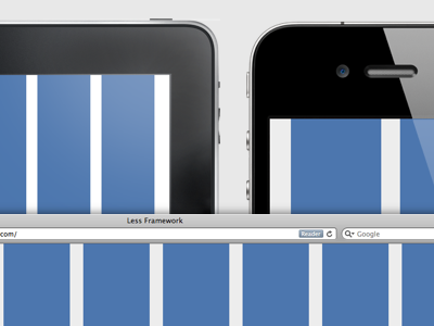 Less Framework 2 grids grids ipad iphone less framework 2 safari