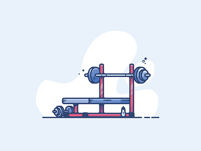 Time To Get Swole adobe art cartoon clean color creative designer dribbble fitness flat flat design graphic graphic design gym illustration minimal modern procreate shot simple