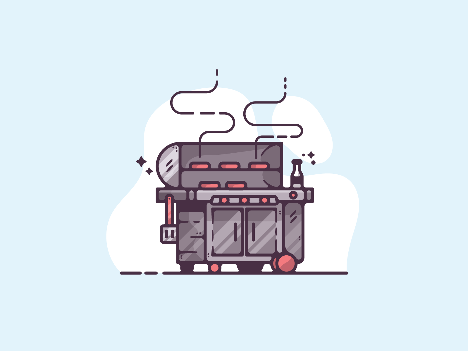 Barbecue by Jesse Mann on Dribbble