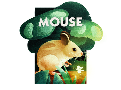 Chinese Zodiac-Mouse illustration design mouse spirit zodiac