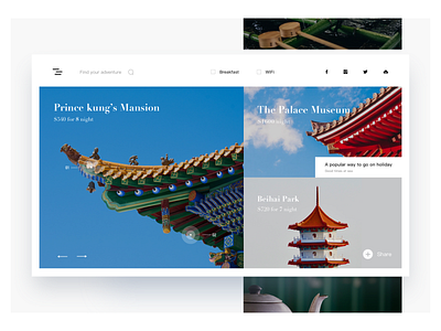 Tourist Trips Service Website art article building chinaart city concept design fashion tour tourguide tourism tourist travel traveler trip ui ux vector web website