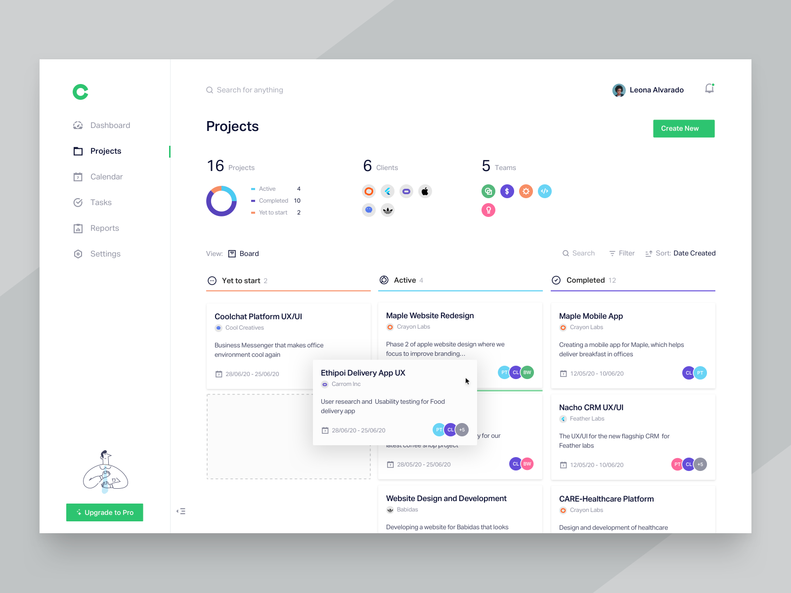 Project board by Asish Sunny for PXD on Dribbble