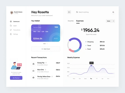 Banking dashboard app asish balance banking card cards clean credit credit card creditcard dashboard design finance light ui minimal product trending ui ux