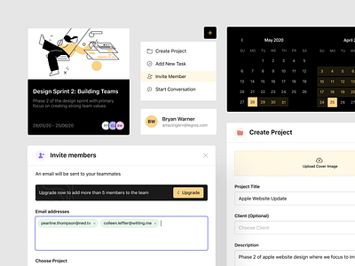 Project creation akhil sunny app asish sunny clean cms components dashboard design minimal pixalchemy product project management ui ui elements ux web app web ui