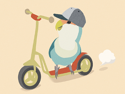 Lovebird illustration