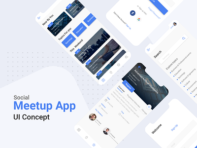 Social Meetup UI