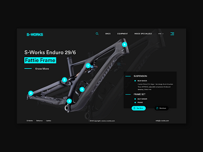 S-Works Bikes Home page design homepage design landing page design redesign ui ui ux design web design