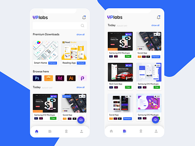 UpLabs Profile Redesign Challenge ios app design redesign ui ux design uplabs uplabs ios app uplabs redesign