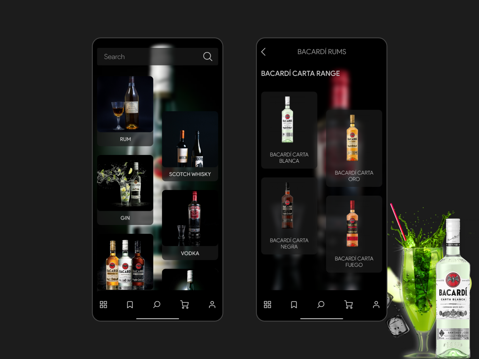 Alcoholic Drink Recipes App by Madheswaran on Dribbble