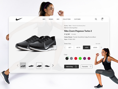 Nike App Redesign Challenge for Desktop