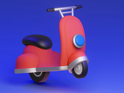 Delivery Bike 3D