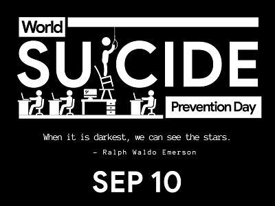 World Suicide Prevention Day art brand branding design flat illustration suicide ui ux vector web website