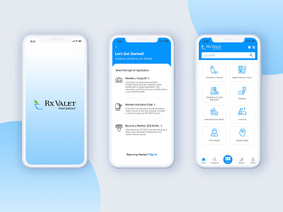 Rx Valet IOS App ios app ios app design mobileapp