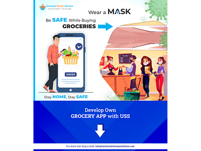Covid 19 : Online Grocery covid19 grocery app mobile app ussllc