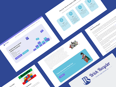 Brick Recycler: Web Layout Design