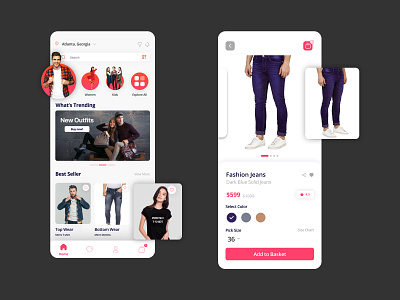 Fashion E-commerce App Design