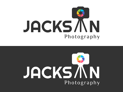 Jackson Photography: Logo Design brand brand identity branding business logo creative creative logo illustrator logo logo design logo designer photography photoshop ussllc