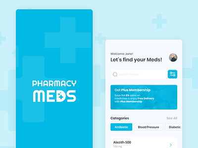 Online Pharmacy Medicine App UI app design branding design medicine app mobile app online medicine online phramay pharmacy pharmacy app photoshop ui ussllc