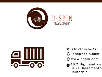 Hspin Visiting Card branding design logo typography