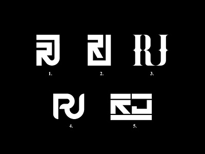 RJ Monogram for Robbie Jenkins Personal Brand