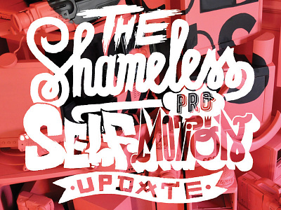 THE SHAMELESS SELF PROMOTION corleone typography update website