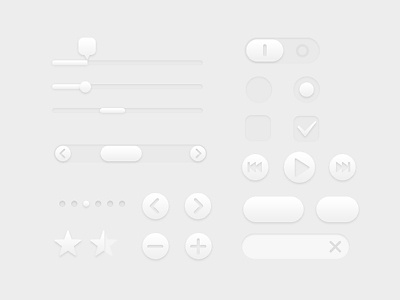 White UI Controls