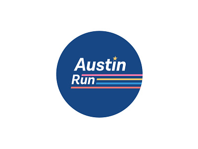 Austin Run Logo austin run graphic design logo logo design challenge thirty logos