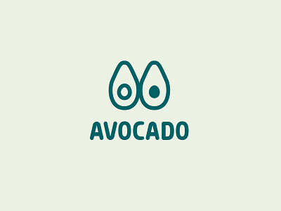 Avocado Logo avocado graphic design logo logo design challenge thirty logos