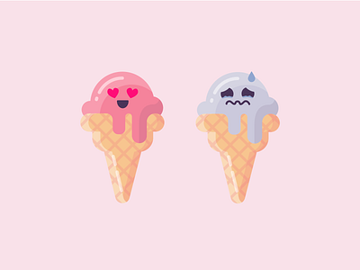 Ice cream stickers