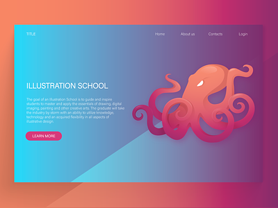 Illustration of an octopus illustration vector art