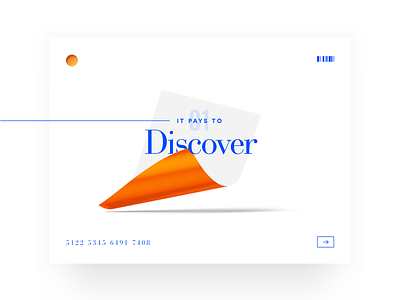 It Pays blue clean conceptual discover orange sketch typography ui ux