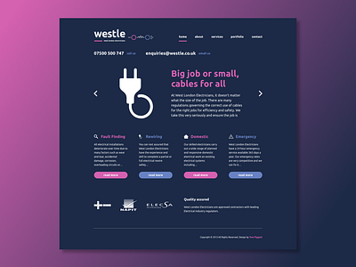 Website UI for Westle adobe xd branding design ui ui design web design