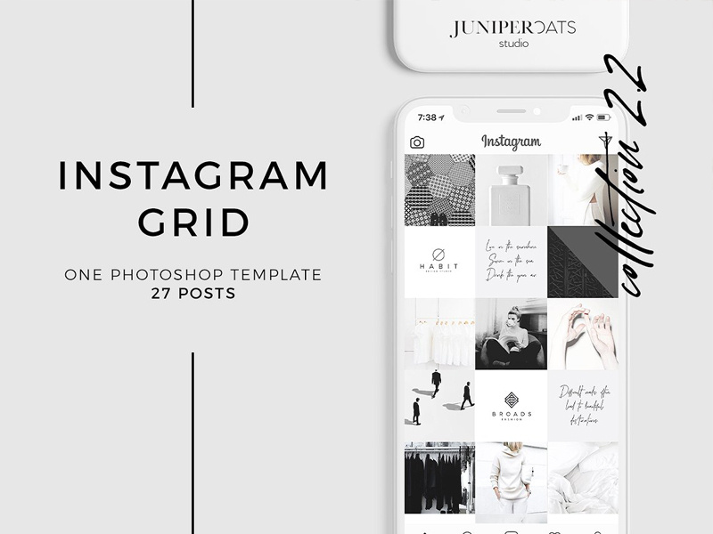 how to make instagram grid photos