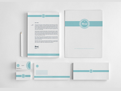 Mosai - Corporate Identity business business card clean corporate corporate identity design letterhead modern presentation print ready stationery template