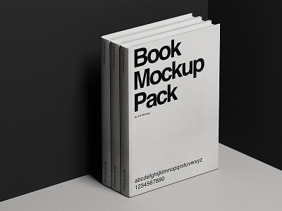 Mockup Pack - Minimal Book Cover black book book cover branding cover design isometric minimal minimal book cover mock up mock ups mockup mockup bundle mockup pack photoshop template templates white