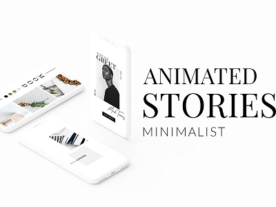 ANIMATED Instagram Minimalist Story animated animated instagram animated posts animated stories animated story animation background branding instagram instagram branding instagram stories instagram story instagram video minimalist social media stories story template templates watercolor